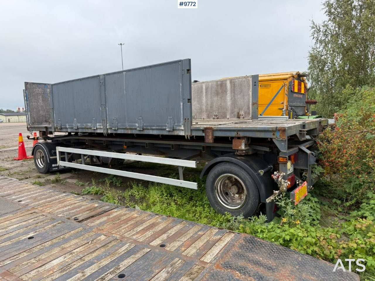 VAN HAAL R20 Hooklift body with removable flatbed - Reboque ampliroll/ Multibenne, Carroçaria de caixa aberta: foto 3 VAN HAAL R20 Hooklift body with removable flatbed - Reboque ampliroll/ Multibenne, Carroçaria de caixa aberta: foto 3