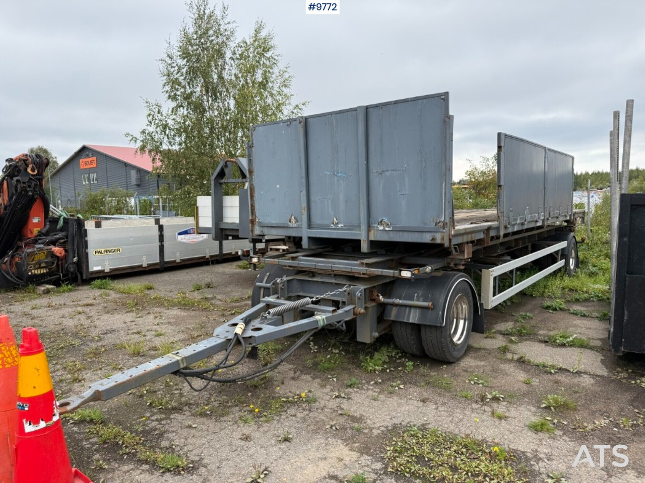VAN HAAL R20 Hooklift body with removable flatbed - Reboque ampliroll/ Multibenne, Carroçaria de caixa aberta: foto 1 VAN HAAL R20 Hooklift body with removable flatbed - Reboque ampliroll/ Multibenne, Carroçaria de caixa aberta: foto 1