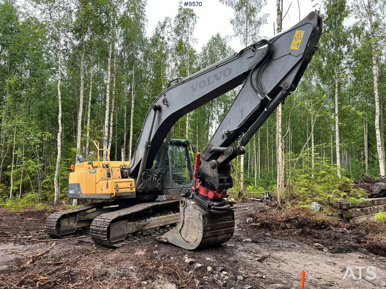 Volvo EC 250 DL grävsystem, rotor och planerskopa - Escavadora de rastos: foto 2 Volvo EC 250 DL grävsystem, rotor och planerskopa - Escavadora de rastos: foto 2