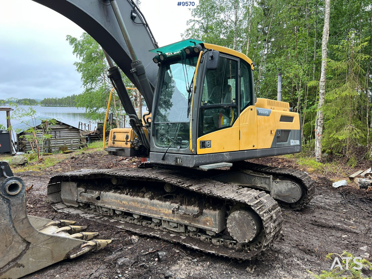 Volvo EC 250 DL grävsystem, rotor och planerskopa - Escavadora de rastos: foto 5 Volvo EC 250 DL grävsystem, rotor och planerskopa - Escavadora de rastos: foto 5