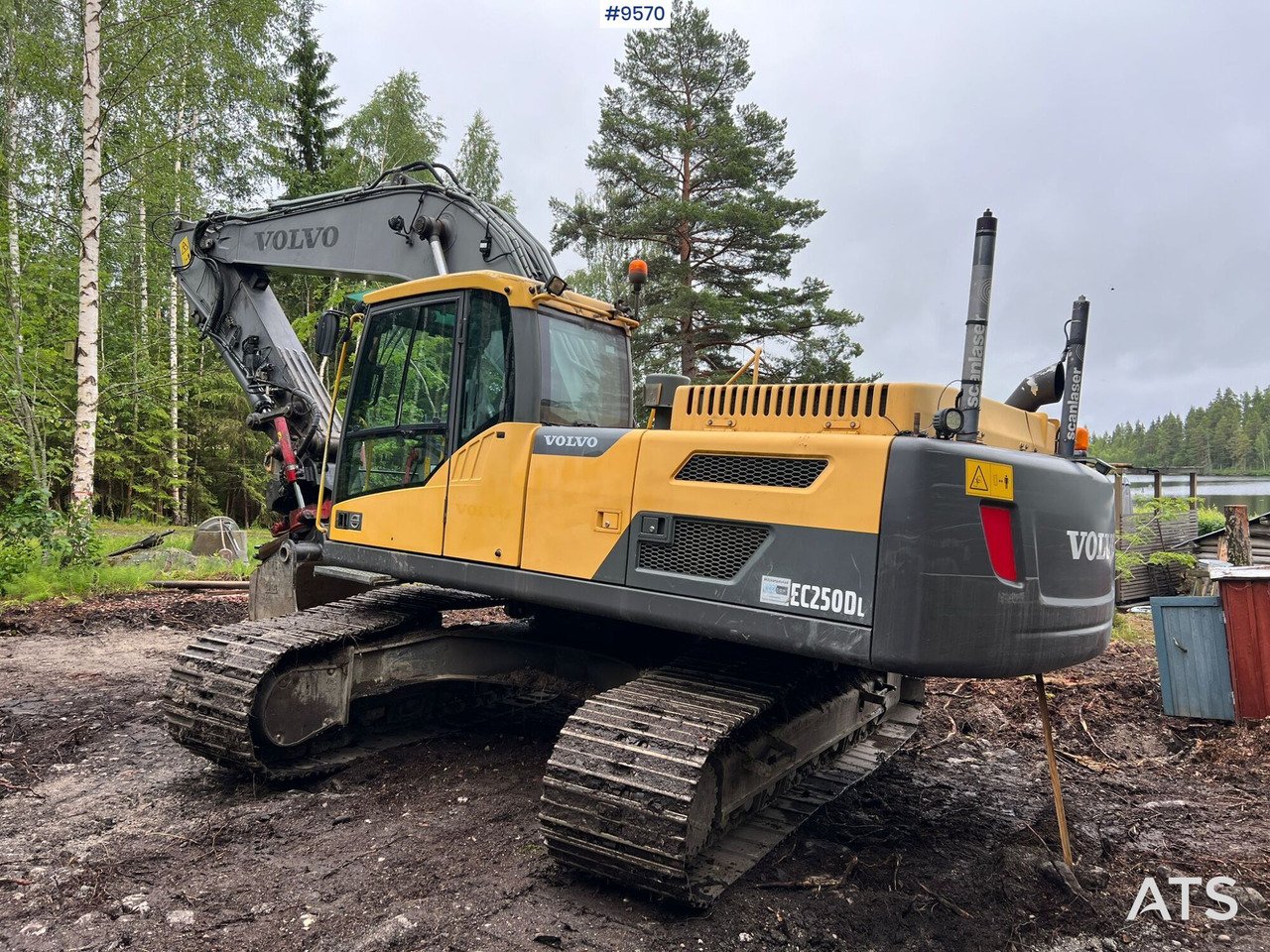 Volvo EC 250 DL grävsystem, rotor och planerskopa - Escavadora de rastos: foto 4 Volvo EC 250 DL grävsystem, rotor och planerskopa - Escavadora de rastos: foto 4