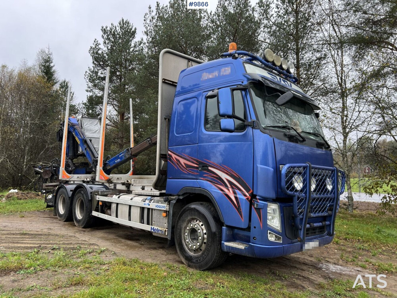 Volvo FH D13 Timber truck with Palfinger M110 crane - Camião de transporte de madeira: foto 1 Volvo FH D13 Timber truck with Palfinger M110 crane - Camião de transporte de madeira: foto 1
