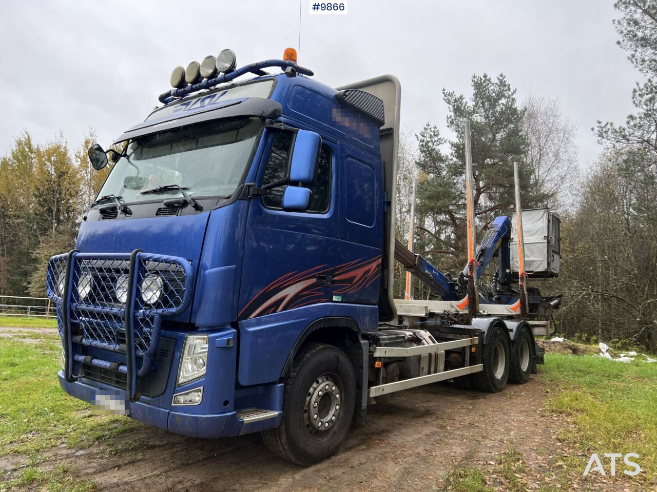 Volvo FH D13 Timber truck with Palfinger M110 crane - Camião de transporte de madeira: foto 2 Volvo FH D13 Timber truck with Palfinger M110 crane - Camião de transporte de madeira: foto 2