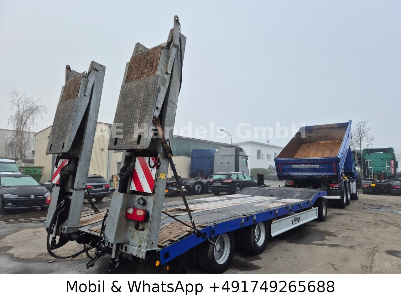 Fliegl DTS 300 Drehschemel Tieflader*Hydraulische Rampe - Reboque baixa: foto 4 Fliegl DTS 300 Drehschemel Tieflader*Hydraulische Rampe - Reboque baixa: foto 4