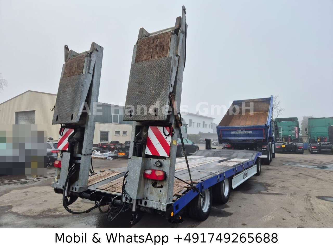 Fliegl DTS 300 Drehschemel Tieflader*Hydraulische Rampe - Reboque baixa: foto 3 Fliegl DTS 300 Drehschemel Tieflader*Hydraulische Rampe - Reboque baixa: foto 3