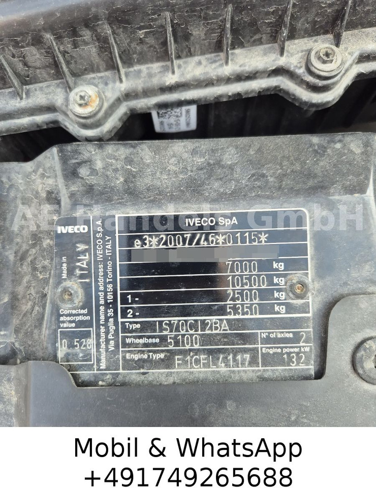 Caminhão reboque Iveco Daily 70C18 Doka *Manual/Seilwinde-Ramsey+Funk: foto 16