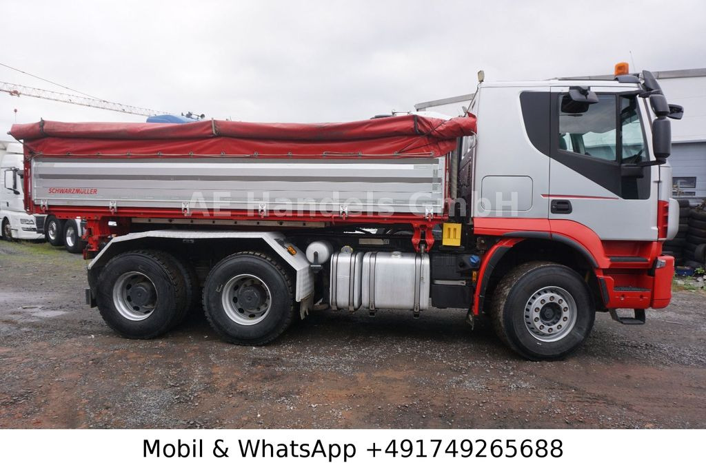 Camião basculante Iveco Trakker 500 BL 6x4 *Retarder/11m³/Wechselkipper: foto 7