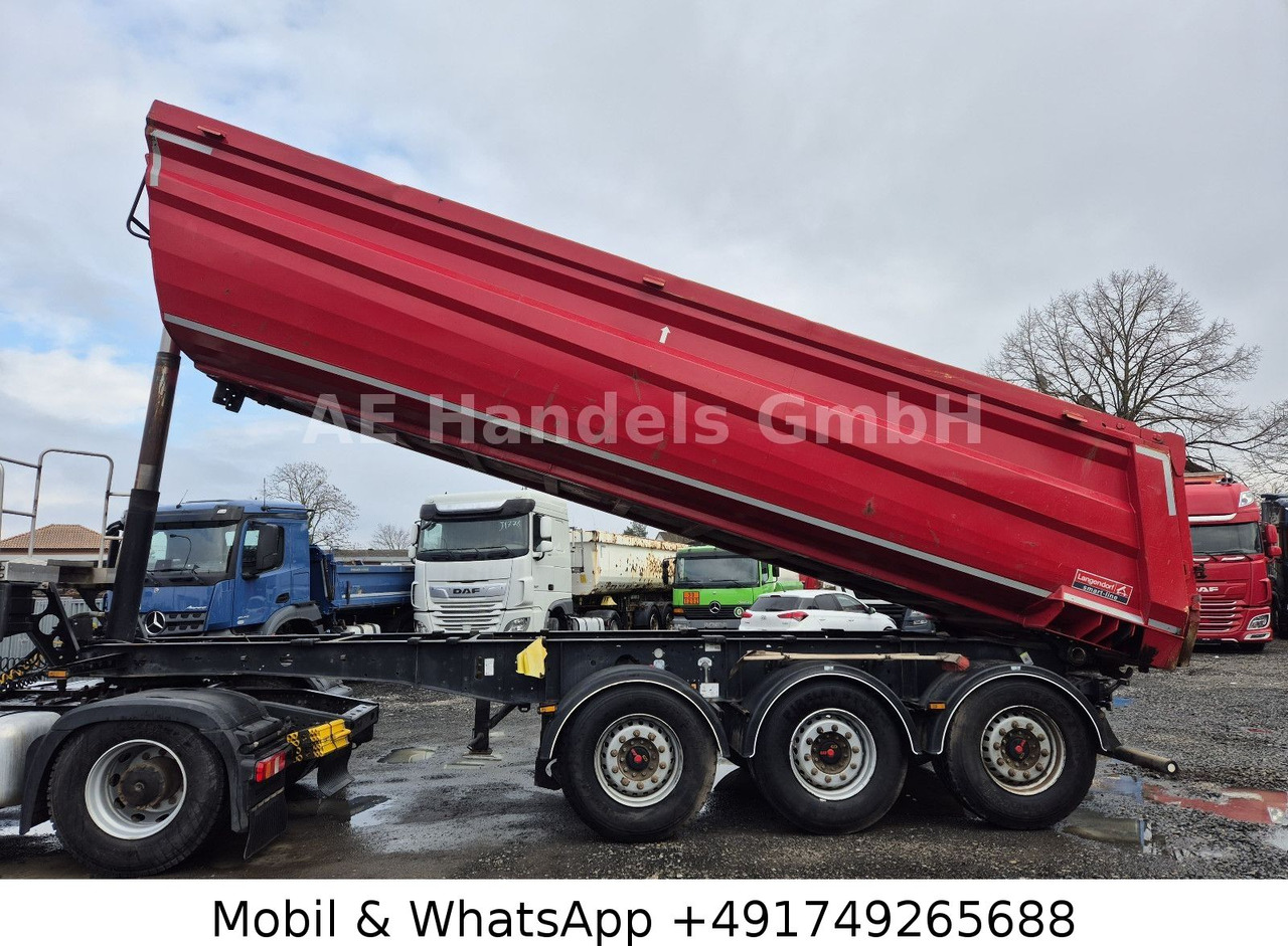 Langendorf NW-3 Stahl *26m³/1.Liftachse/Podest/Rollplane - Semi-reboque basculante: foto 2 Langendorf NW-3 Stahl *26m³/1.Liftachse/Podest/Rollplane - Semi-reboque basculante: foto 2