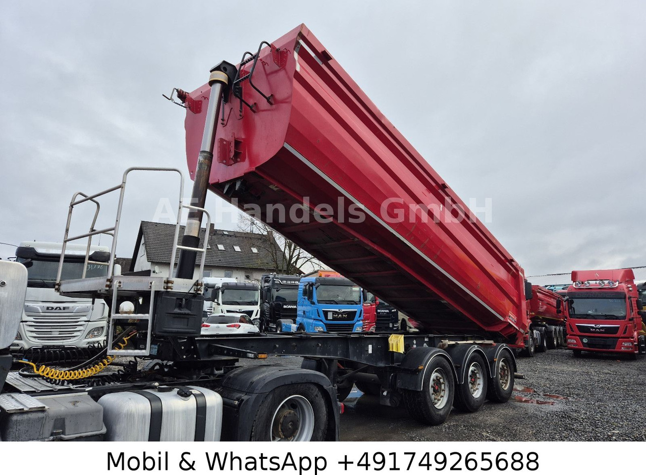 Langendorf NW-3 Stahl *26m³/1.Liftachse/Podest/Rollplane - Semi-reboque basculante: foto 1 Langendorf NW-3 Stahl *26m³/1.Liftachse/Podest/Rollplane - Semi-reboque basculante: foto 1