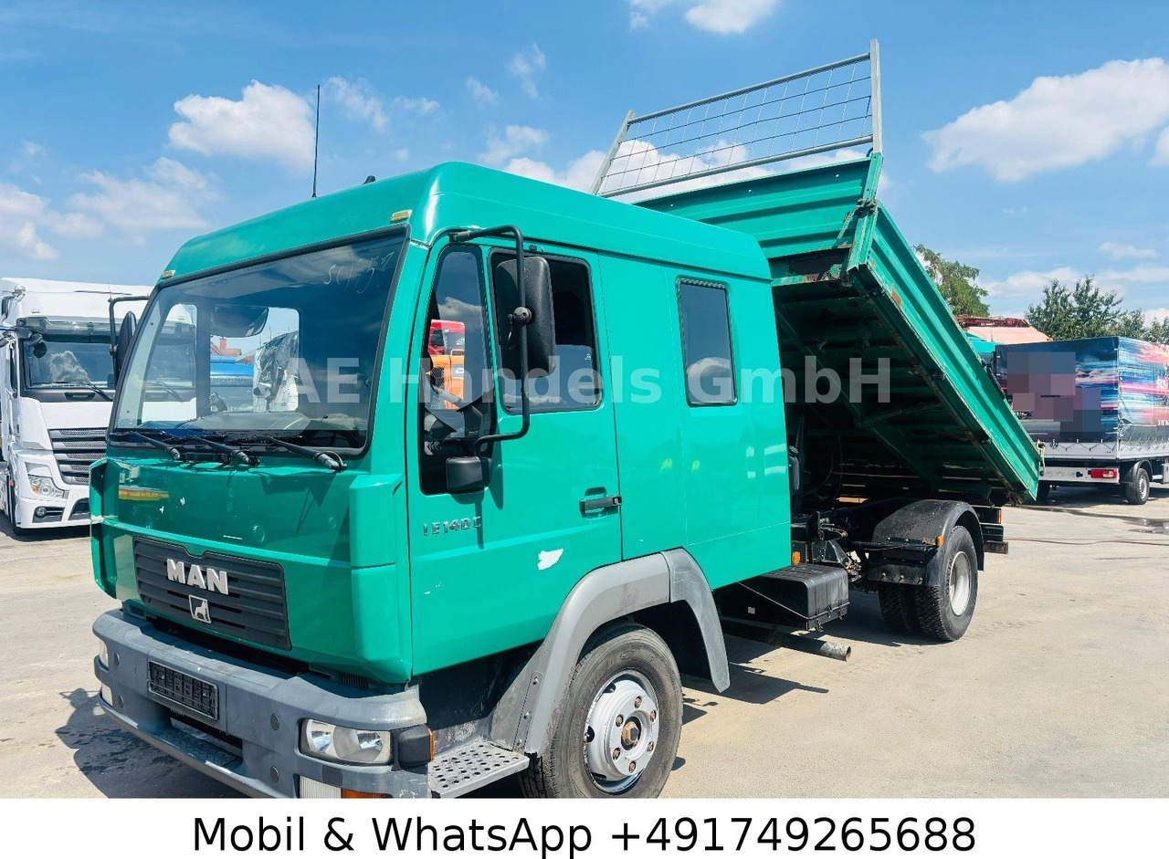Carrinha basculante, Carrinha cabine dupla MAN LE140C Doka BB 3-Seiten *Manual/Analog/4m³/AHK: foto 7