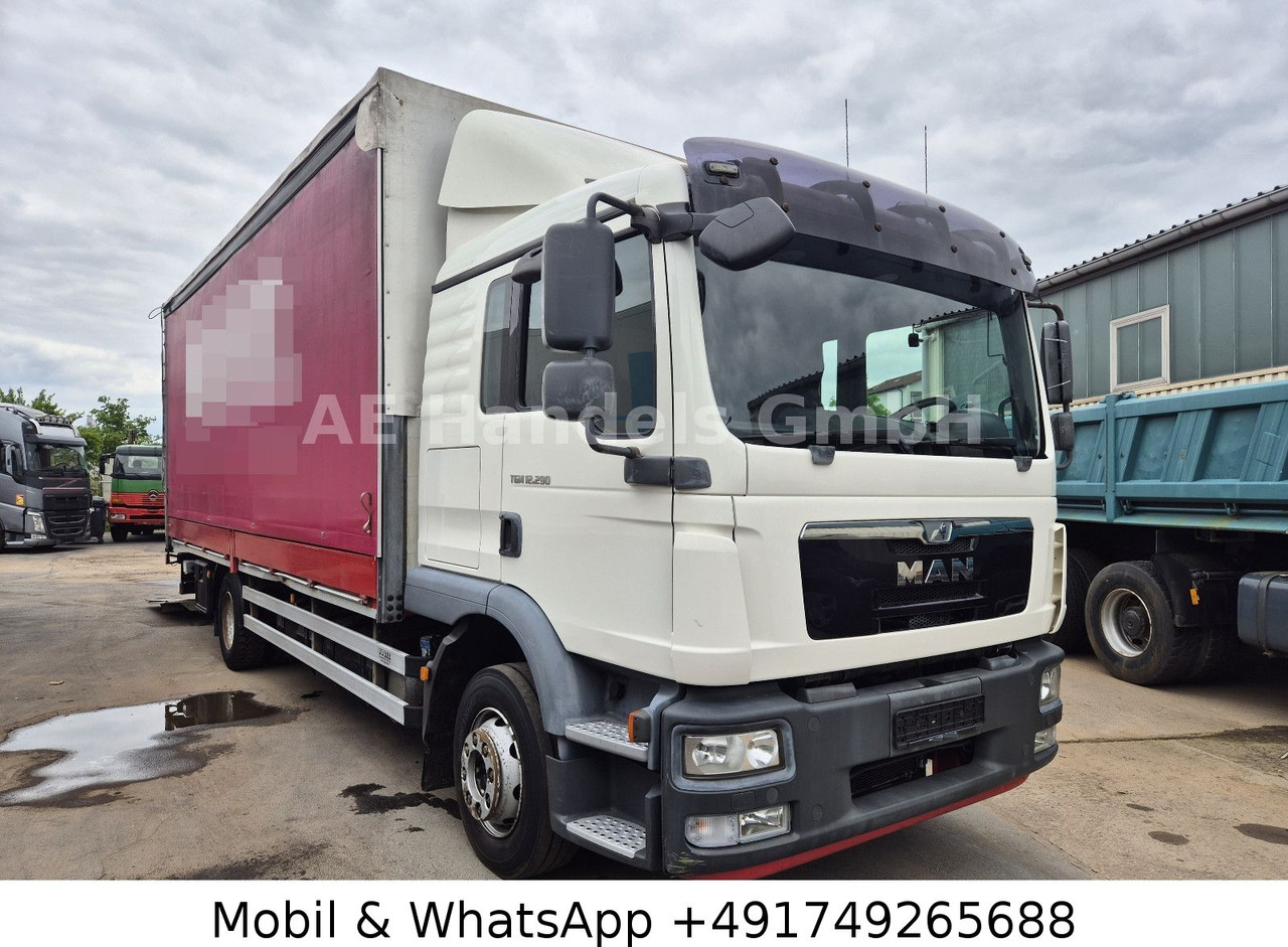 MAN TGM 12.290 L BL *Edscha / 2xTank / LBW / AHK - Camião de lona: foto 1 MAN TGM 12.290 L BL *Edscha / 2xTank / LBW / AHK - Camião de lona: foto 1
