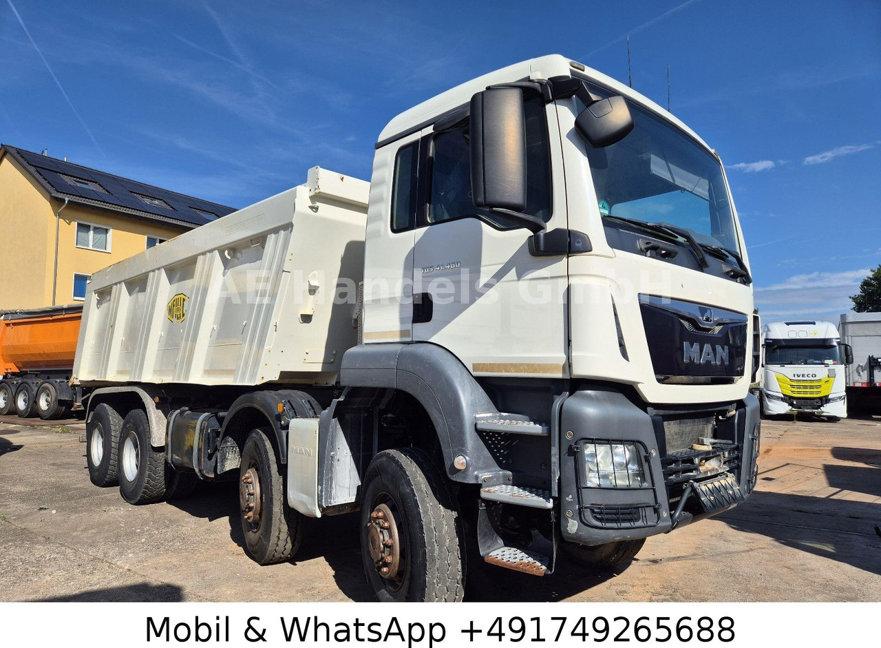 MAN TGS 41.460 8x8 M BB * Meiller Kipper 18m³/Klima - Camião basculante: foto 1 MAN TGS 41.460 8x8 M BB * Meiller Kipper 18m³/Klima - Camião basculante: foto 1
