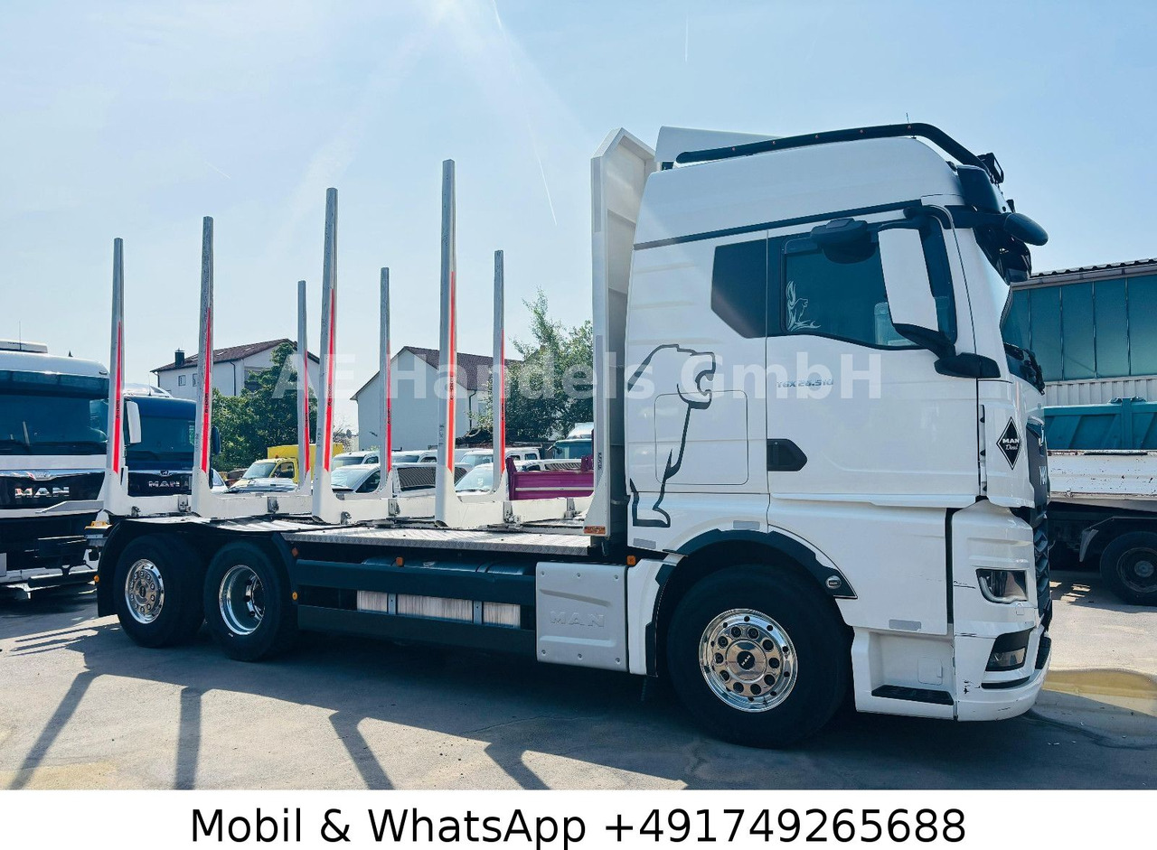 MAN TGX 26.510 GM LL 6x2 *Retarder/3.Lenk/Standklima - Camião de transporte de madeira: foto 2 MAN TGX 26.510 GM LL 6x2 *Retarder/3.Lenk/Standklima - Camião de transporte de madeira: foto 2