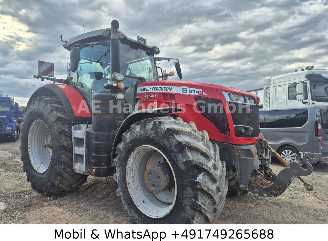 Trator Massey Ferguson DVRT Exclusiv MF 8740 *6.100Std/Straßenzulassung: foto 7