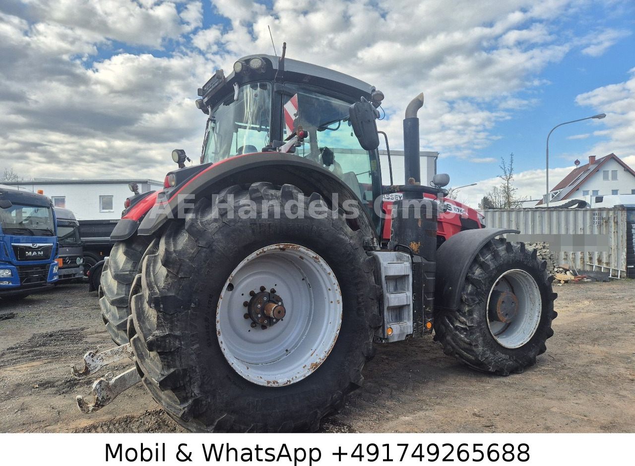 Trator Massey Ferguson DVRT Exclusiv MF 8740 *6.100Std/Straßenzulassung: foto 6