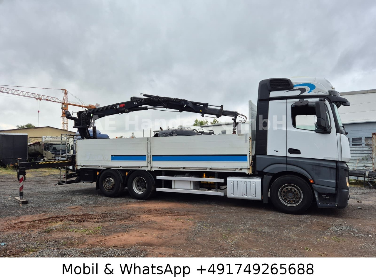 Mercedes-Benz Actros IV 2645 L LL 6x2 *Retarder/Hiab-177K-Pro - Camião de caixa aberta/ Plataforma, Camião grua: foto 4 Mercedes-Benz Actros IV 2645 L LL 6x2 *Retarder/Hiab-177K-Pro - Camião de caixa aberta/ Plataforma, Camião grua: foto 4