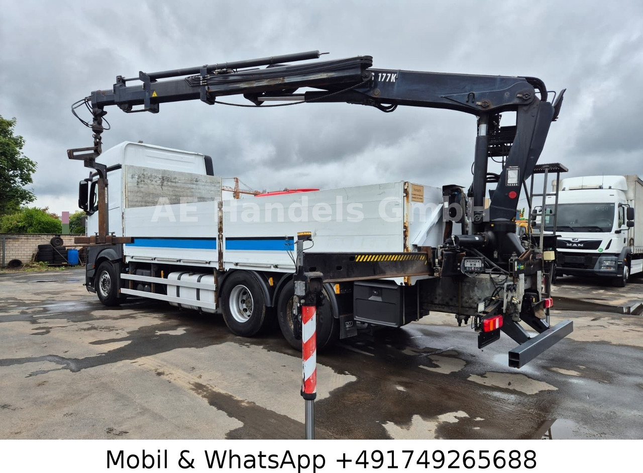 Mercedes-Benz Actros IV 2645 L LL 6x2 *Retarder/Hiab-177K-Pro - Camião de caixa aberta/ Plataforma, Camião grua: foto 3 Mercedes-Benz Actros IV 2645 L LL 6x2 *Retarder/Hiab-177K-Pro - Camião de caixa aberta/ Plataforma, Camião grua: foto 3