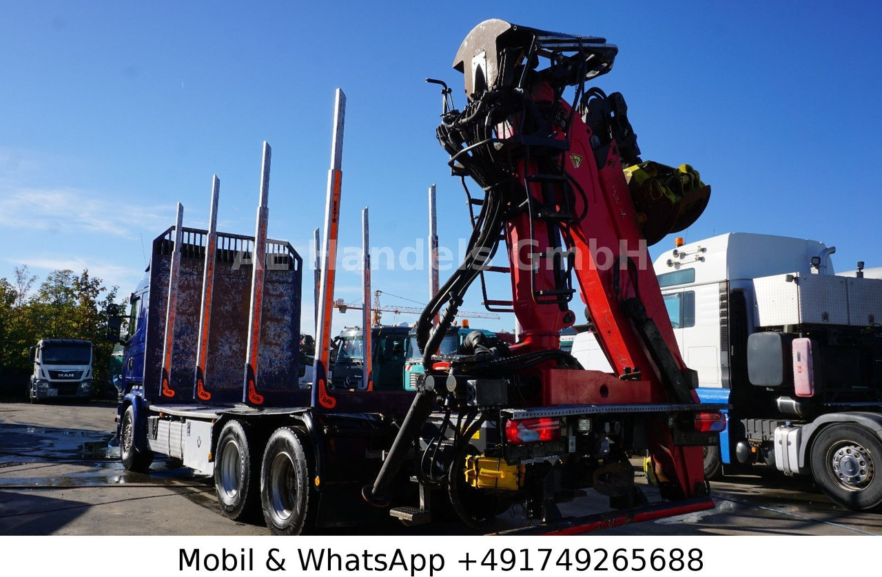 Scania R580 V8 LL 6x4 Palfinger-M120Z79 *Retarder/ACC - Camião de transporte de madeira, Camião grua: foto 5 Scania R580 V8 LL 6x4 Palfinger-M120Z79 *Retarder/ACC - Camião de transporte de madeira, Camião grua: foto 5