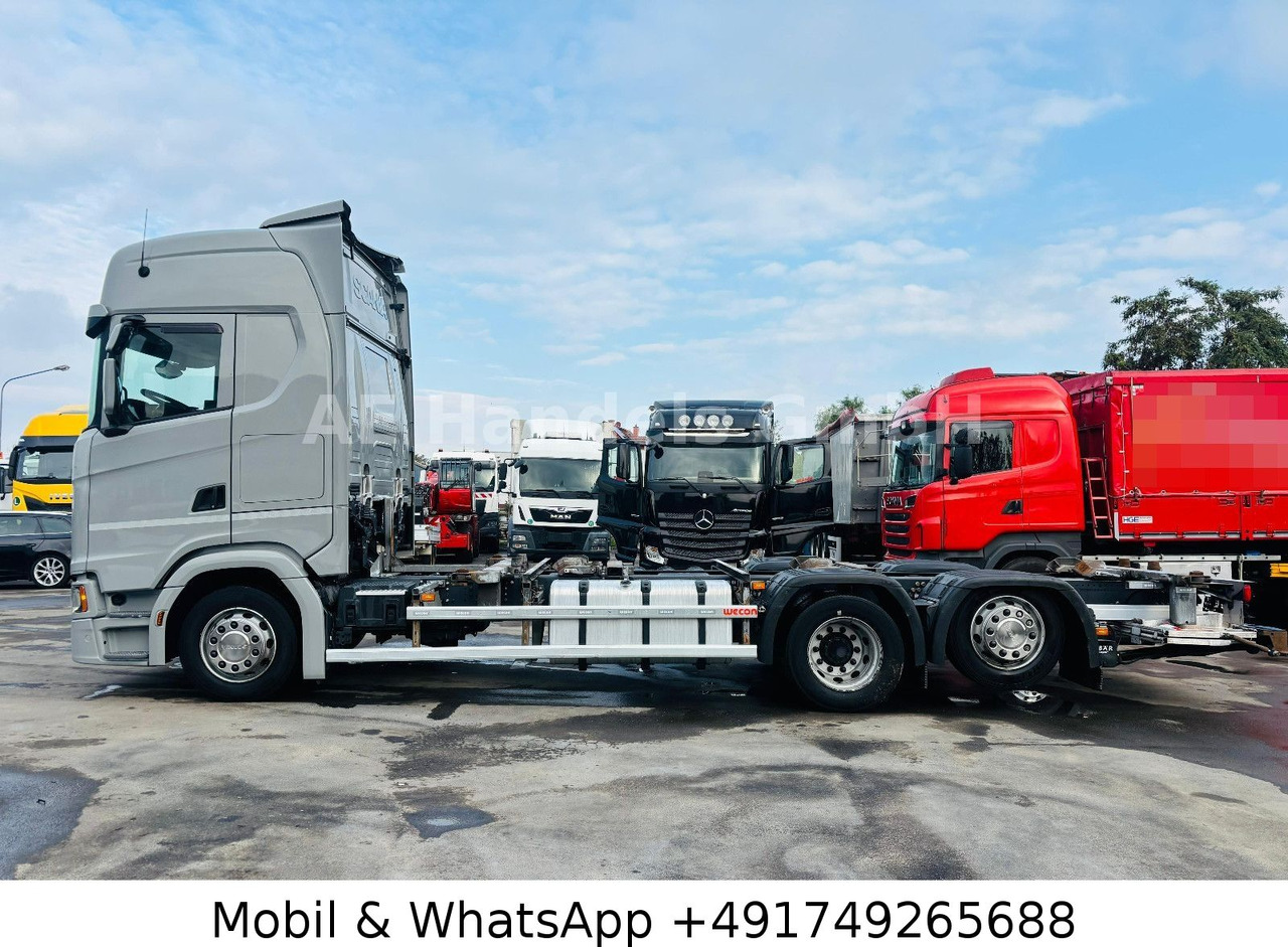 Camião transportador de contêineres/ Caixa móvel Scania S450 HighLine BDF *Retarder/Lenk+Lift/Multi/LBW: foto 6