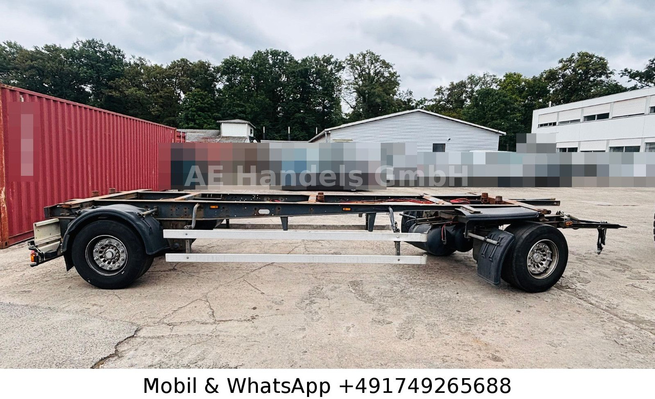 Schmitz Cargobull AFW 18 Drehschemelanhänger *TÜV/SAF-Achsen/Alcoa - Reboque transportador de contêineres/ Caixa móvel: foto 2 Schmitz Cargobull AFW 18 Drehschemelanhänger *TÜV/SAF-Achsen/Alcoa - Reboque transportador de contêineres/ Caixa móvel: foto 2
