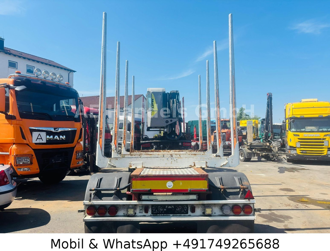 Schwarzmüller N-Serie Holz Drehschemel *4xEXTE / BPW-Eco+ - Reboque transporte de madeira: foto 4 Schwarzmüller N-Serie Holz Drehschemel *4xEXTE / BPW-Eco+ - Reboque transporte de madeira: foto 4