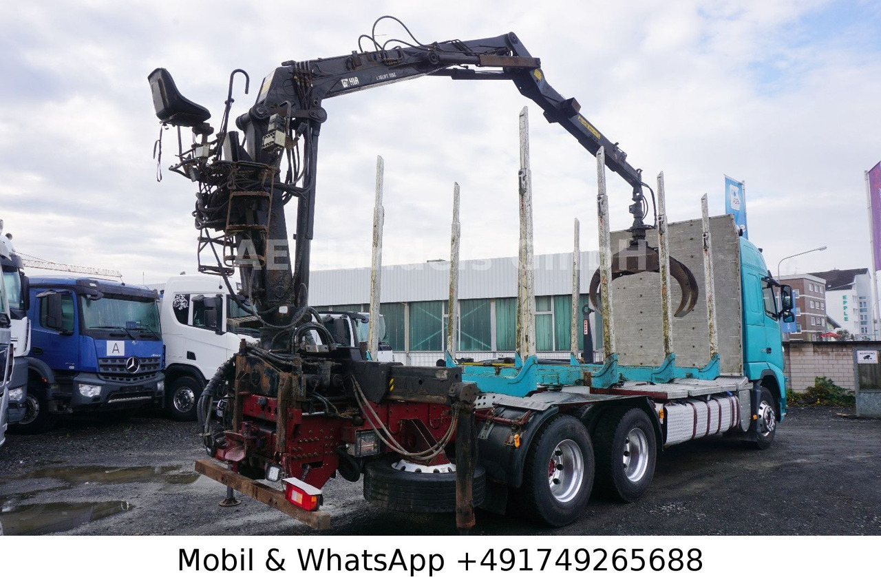 Volvo FH 540 Globe BL 6x4 Hiab 115z-80 *VEB+/AHK - Camião de transporte de madeira, Camião grua: foto 4 Volvo FH 540 Globe BL 6x4 Hiab 115z-80 *VEB+/AHK - Camião de transporte de madeira, Camião grua: foto 4