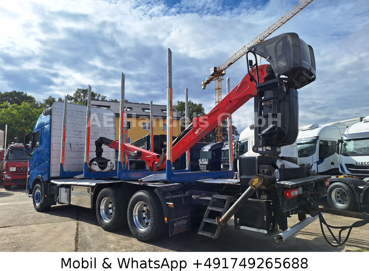 Volvo FH 540 Globe BL 6x4 Palfinger M12L80 *Retarder - Camião de transporte de madeira, Camião grua: foto 5 Volvo FH 540 Globe BL 6x4 Palfinger M12L80 *Retarder - Camião de transporte de madeira, Camião grua: foto 5