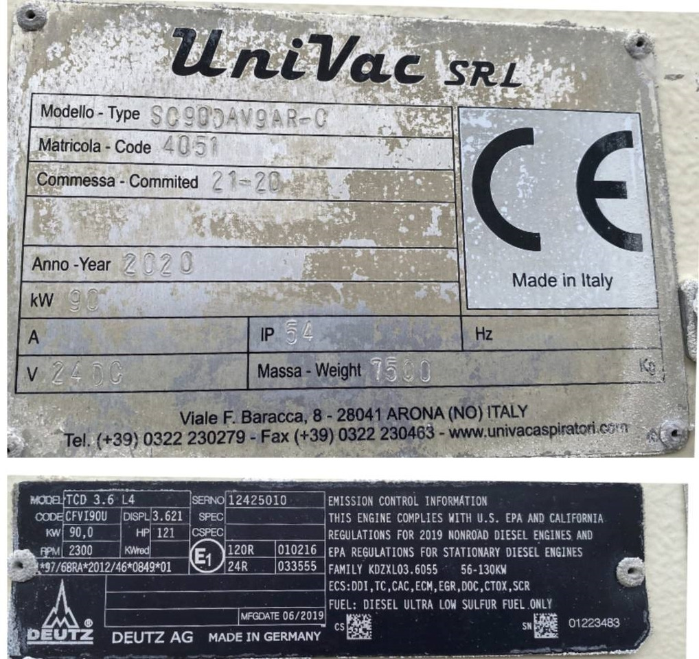 Autocaravana UNIVAC Aspirateur Mobile SC90DAV9AR-C: foto 8