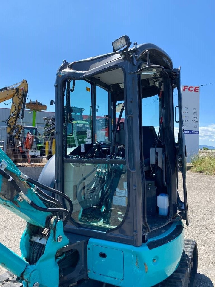 Mini escavadeira Kobelco SK28SR-6E 1er Main Origine Française endommagée: foto 22