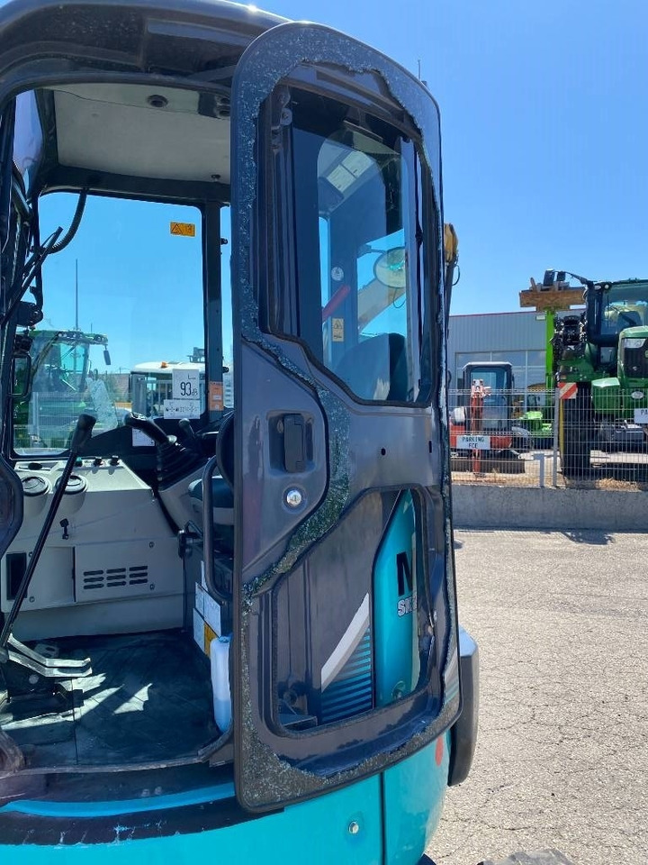 Mini escavadeira Kobelco SK28SR-6E 1er Main Origine Française endommagée: foto 12