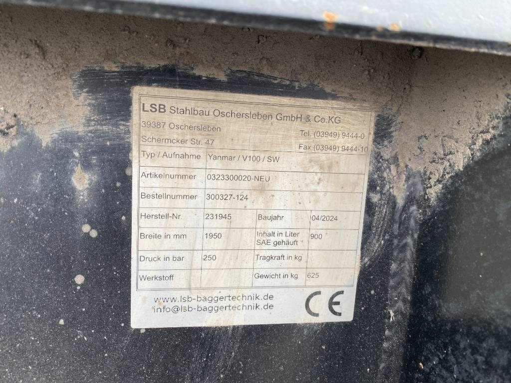 Pá carregadora de rodas Yanmar V 100 / Certificat CE endommagée: foto 8
