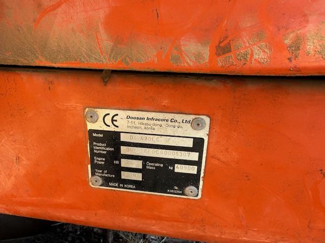 Escavadora de rastos Doosan DX 420 LC: foto 10 Escavadora de rastos Doosan DX 420 LC: foto 10