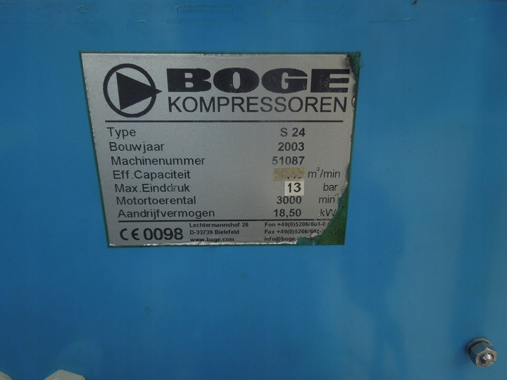 BOGE S24 - Compressor de ar: foto 3 BOGE S24 - Compressor de ar: foto 3