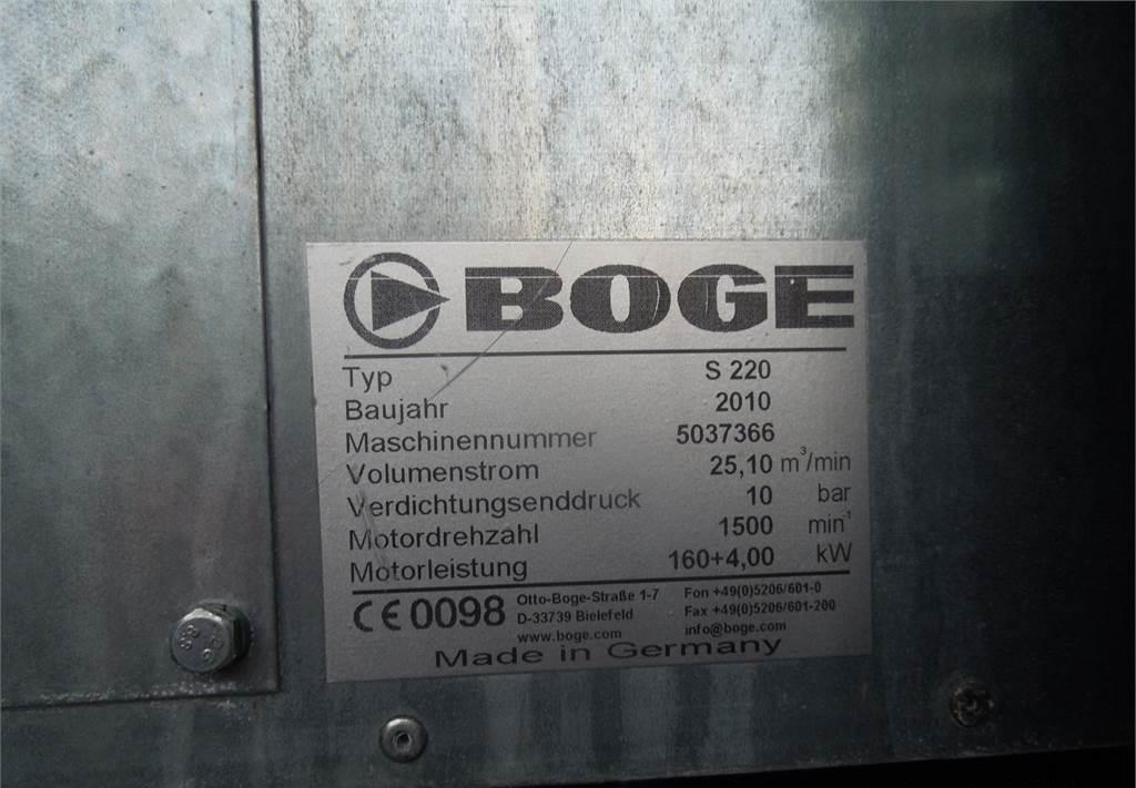 Boge SPRĘŻARKA ŚRUBOWA S220 160KW 2010R !!! - Compressor de ar: foto 4 Boge SPRĘŻARKA ŚRUBOWA S220 160KW 2010R !!! - Compressor de ar: foto 4
