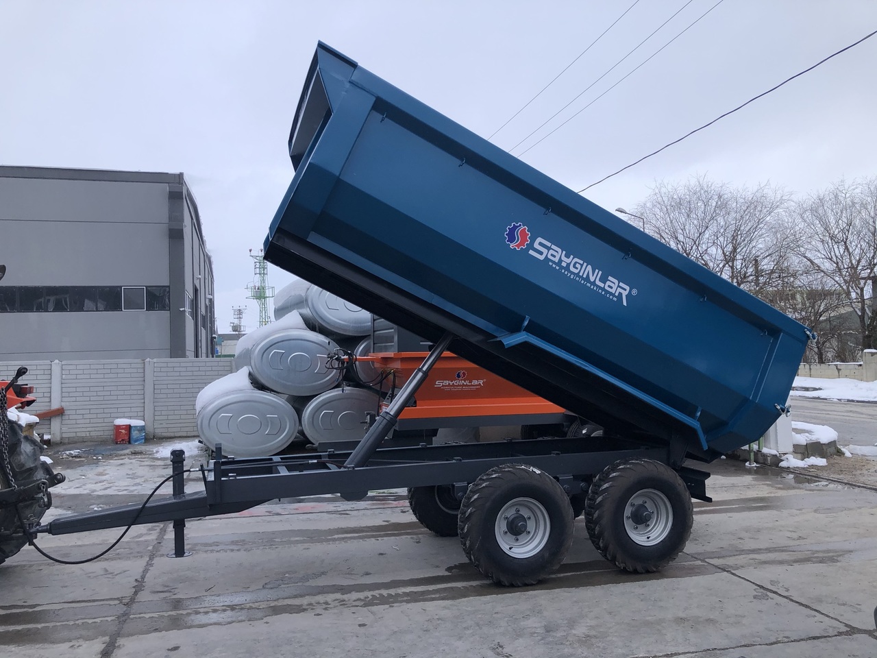 Reboque basculante novo SAYGINLAR 8 TON DUMP TRAILER: foto 11