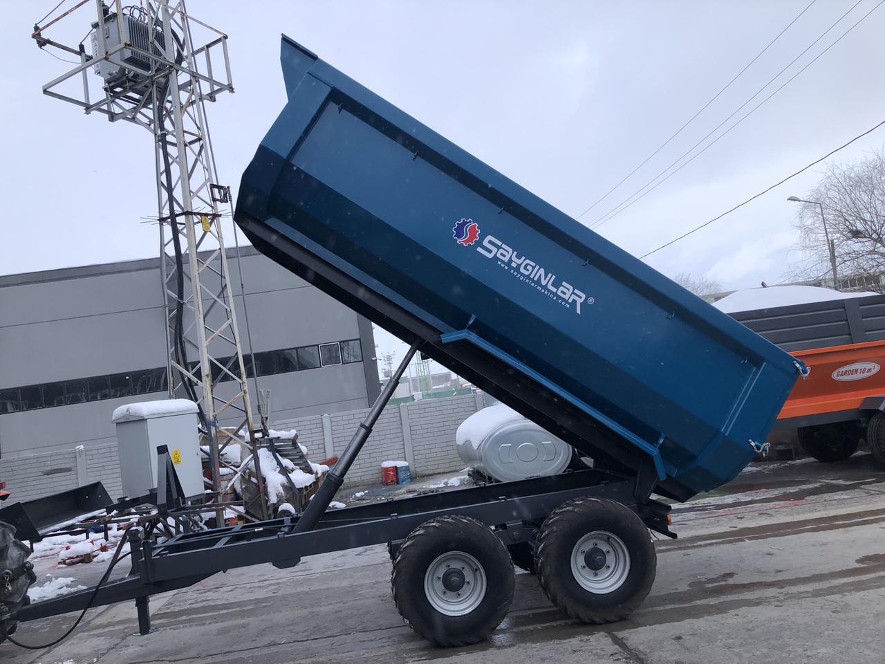 Reboque basculante novo SAYGINLAR 8 TON DUMP TRAILER: foto 6
