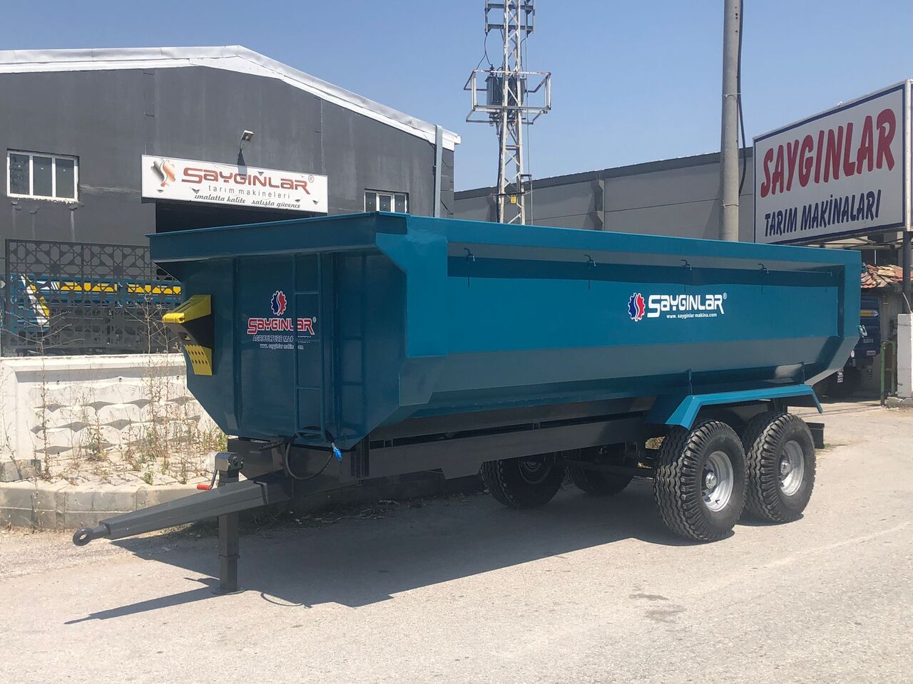 Reboque basculante novo SAYGINLAR 8 TON DUMP TRAILER: foto 13