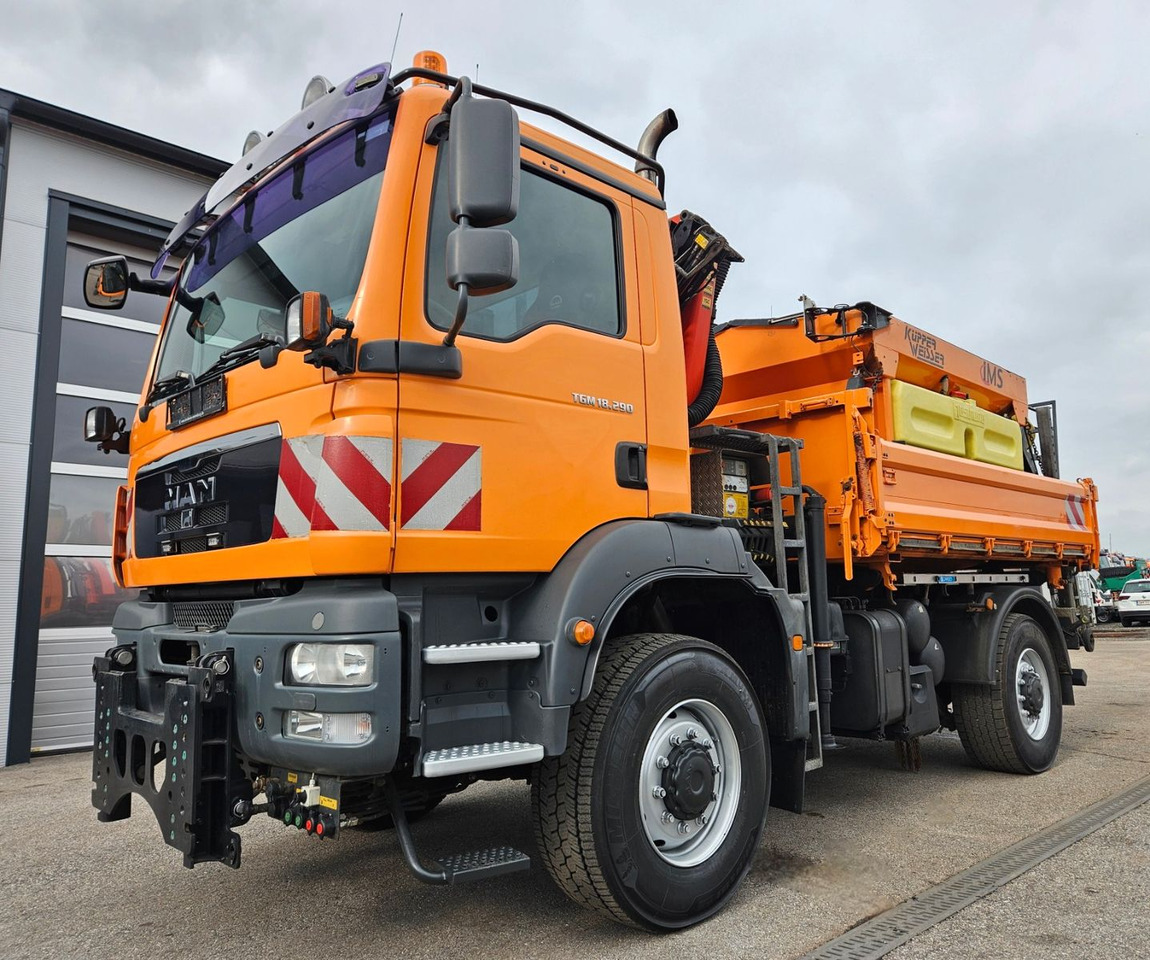 MAN TGM 18.290 4x4 Palfinger PK7001 Kran Funk Euro5 - Camião basculante, Camião grua: foto 4 MAN TGM 18.290 4x4 Palfinger PK7001 Kran Funk Euro5 - Camião basculante, Camião grua: foto 4