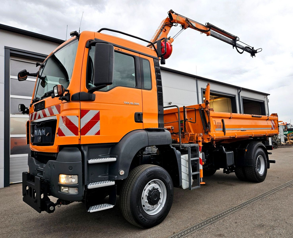 Camião basculante, Camião grua MAN TGS 18.320 4x4 BL Atlas 65.2 Kran Euro5: foto 12