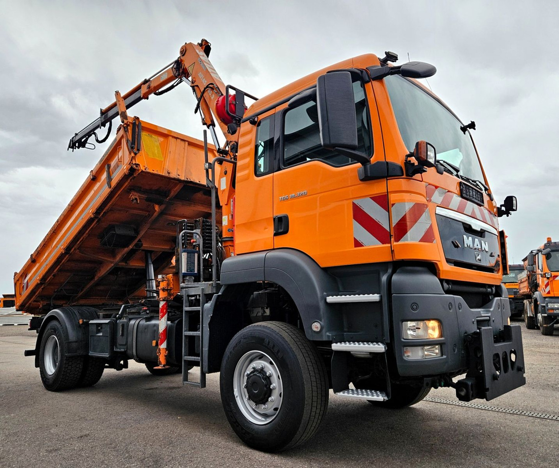 Camião basculante, Camião grua MAN TGS 18.320 4x4 BL Atlas 65.2 Kran Euro5: foto 11