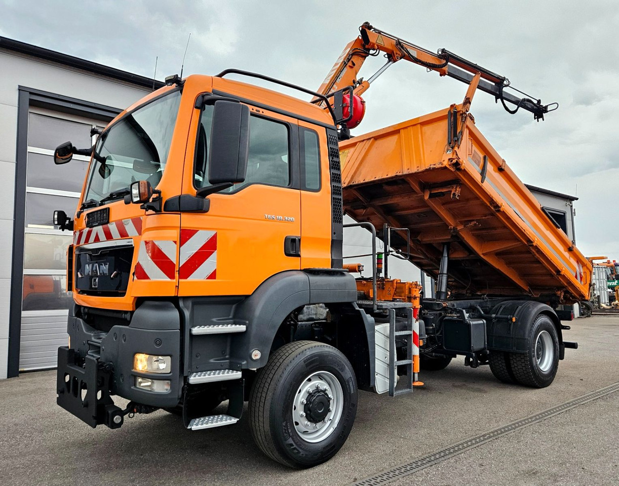 Camião basculante, Camião grua MAN TGS 18.320 4x4 BL Atlas 65.2 Kran Euro5: foto 8