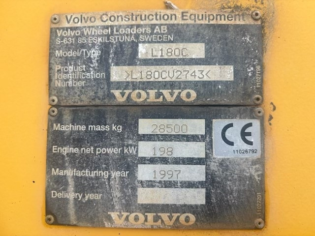Volvo L 180 C Engine replaced, CDC - Pá carregadora de rodas: foto 3 Volvo L 180 C Engine replaced, CDC - Pá carregadora de rodas: foto 3