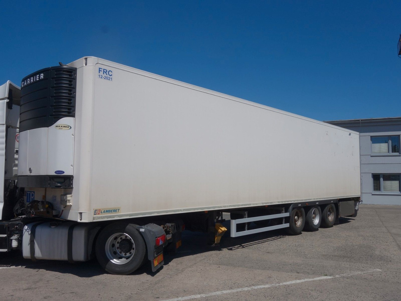Lamberet LVF S3 mit Carrier 1300, 2.400 BtS. - Semi-reboque frigorífico: foto 3 Lamberet LVF S3 mit Carrier 1300, 2.400 BtS. - Semi-reboque frigorífico: foto 3
