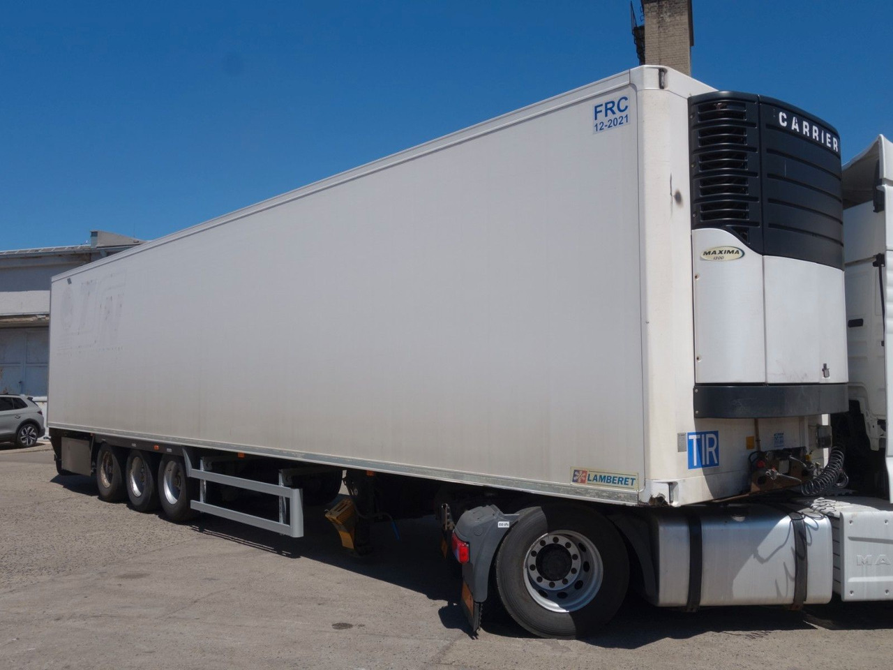 Lamberet LVF S3 mit Carrier 1300, 2.400 BtS. - Semi-reboque frigorífico: foto 2 Lamberet LVF S3 mit Carrier 1300, 2.400 BtS. - Semi-reboque frigorífico: foto 2