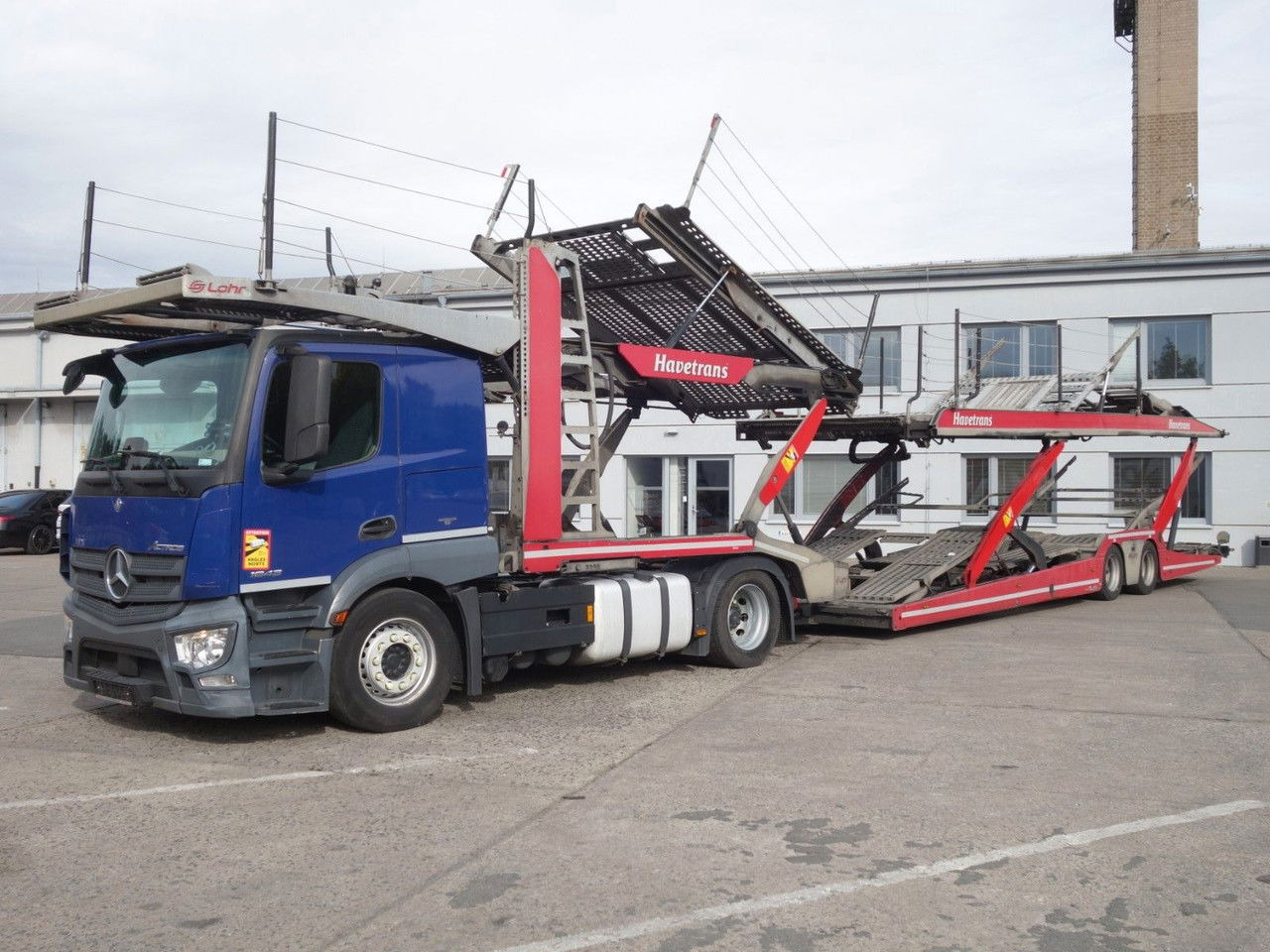 Mercedes-Benz Actros 1843 mit Euro Lohr, Retarder, VDI Certifi - Camião transporte de veículos: foto 2 Mercedes-Benz Actros 1843 mit Euro Lohr, Retarder, VDI Certifi - Camião transporte de veículos: foto 2