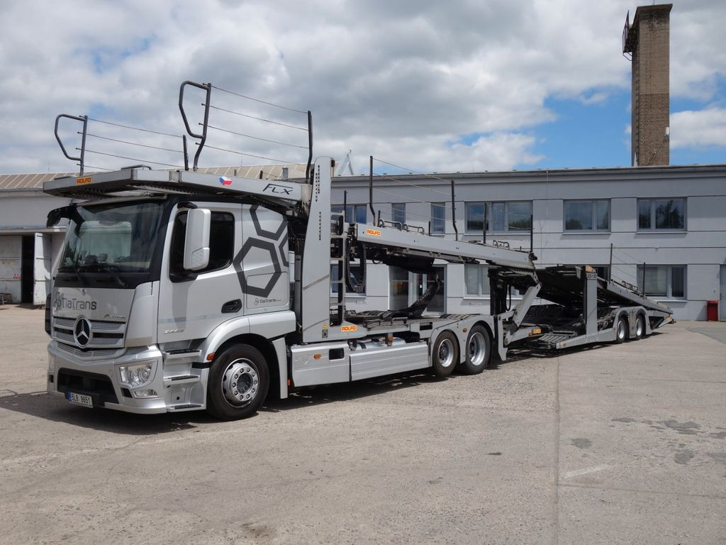 Mercedes-Benz Actros 2443 mit Rolfo FLX - Camião transporte de veículos: foto 1 Mercedes-Benz Actros 2443 mit Rolfo FLX - Camião transporte de veículos: foto 1