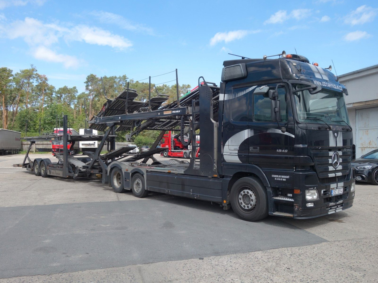 Mercedes-Benz Actros 2446 mit Rolfo für 10 PKW, Retarder - Camião transporte de veículos: foto 2 Mercedes-Benz Actros 2446 mit Rolfo für 10 PKW, Retarder - Camião transporte de veículos: foto 2
