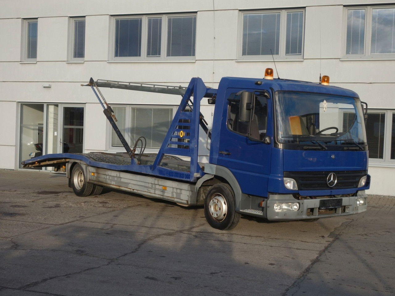 Mercedes-Benz Atego 815 für 2 PKW - Camião transporte de veículos: foto 1 Mercedes-Benz Atego 815 für 2 PKW - Camião transporte de veículos: foto 1