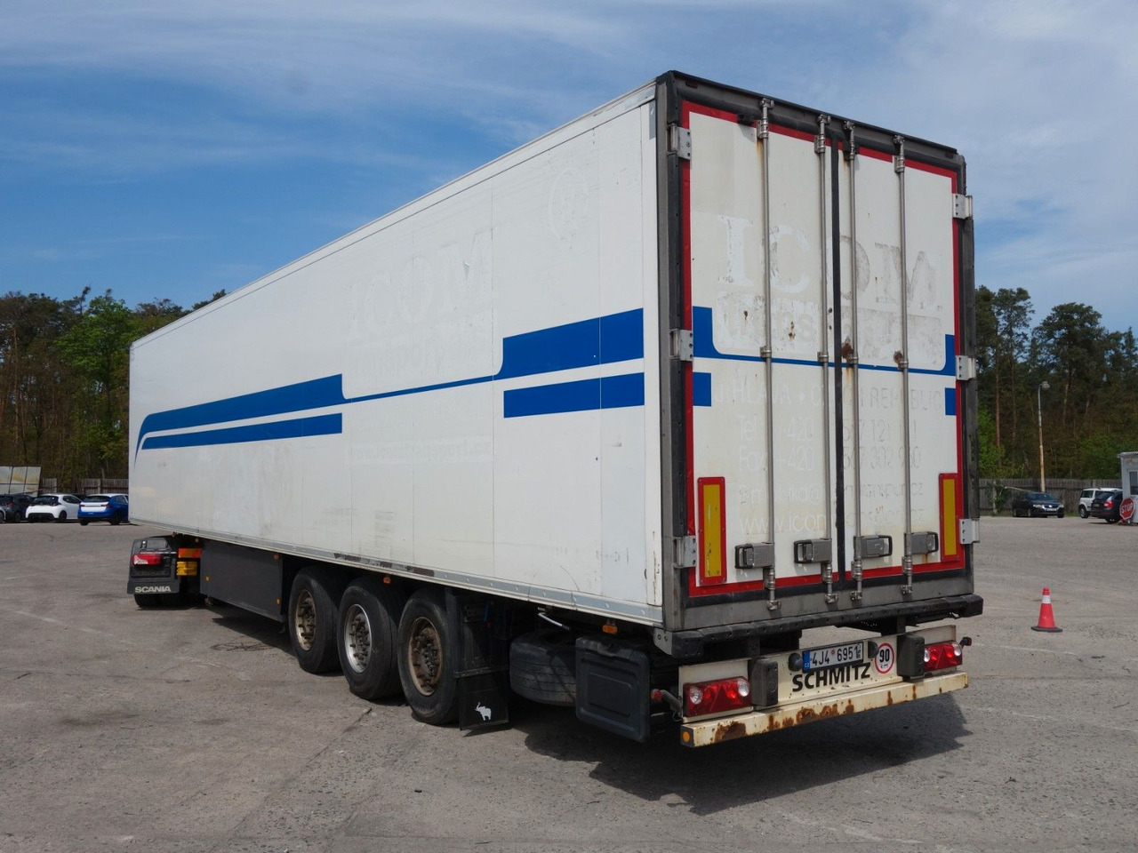 Schmitz Cargobull SKO 24/L mir Carrier 1300, 2 Kammern - Semi-reboque frigorífico: foto 5 Schmitz Cargobull SKO 24/L mir Carrier 1300, 2 Kammern - Semi-reboque frigorífico: foto 5