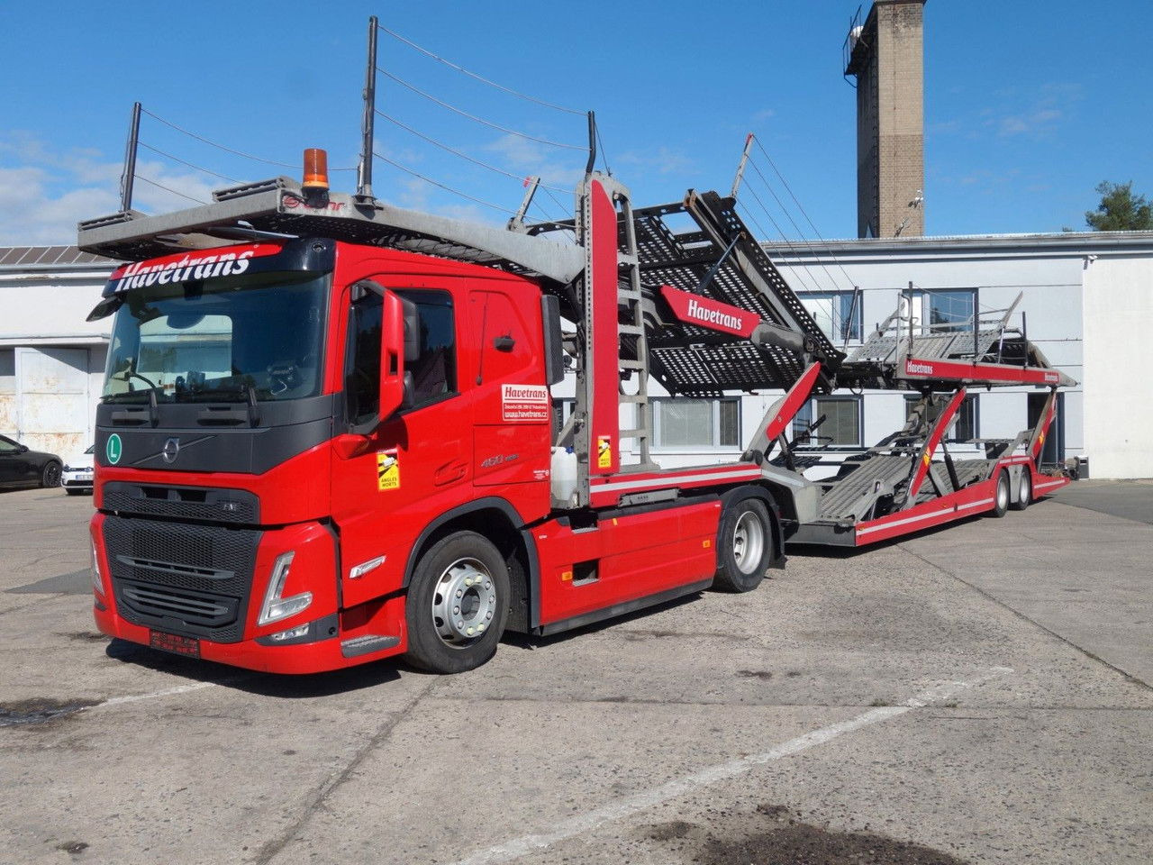 Volvo FM 13 460, mit Euro Lohr 2.53 Wxsyv2 - Camião transporte de veículos: foto 1 Volvo FM 13 460, mit Euro Lohr 2.53 Wxsyv2 - Camião transporte de veículos: foto 1